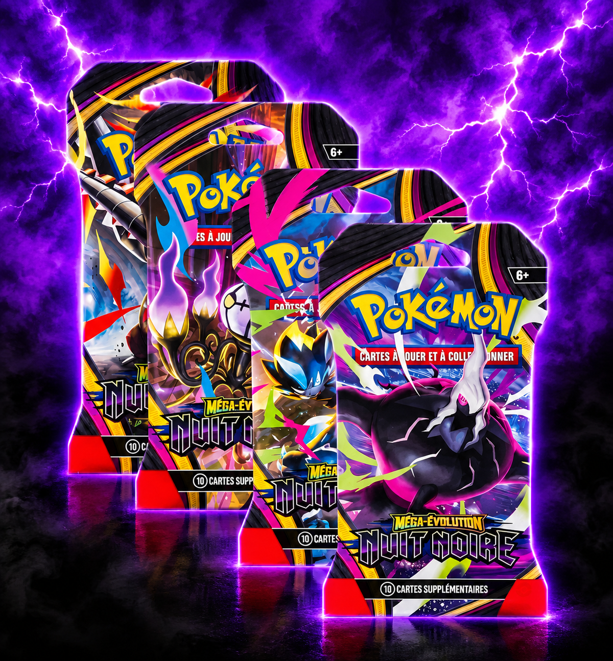 Booster sous blister nuit noir